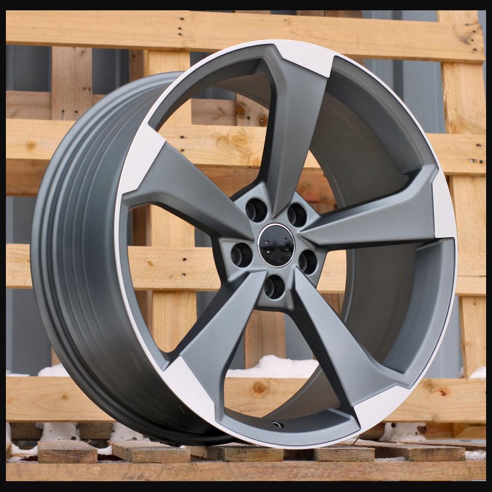 Wheel R17x7.5J  5X112  ET  40  66.5  XE351  (BY1491)  Grey Polished Half Matt (MGHM)  For AUD  (Z3)