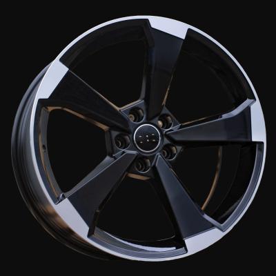 Felge R19x8.5J  5X112  ET  40  66.5  XE351  (IN5436)  Black Polished (MB)  For AUD  (P1)