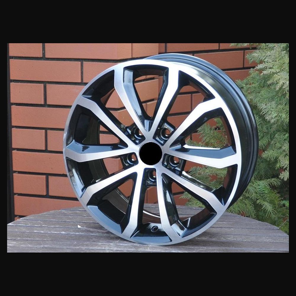 Wheel R16x6.5J  5X112  ET  46  57.1  XF083  Black Polished (MB)  For SKODA  (R)  ((AKC 65 Eur))