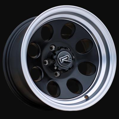 Felge R15x8J  5X114.3  ET  M20  83.1  XF171  Black Half Matt+Polished Lip (BLHMPL)  For 4X4  (R+K4)