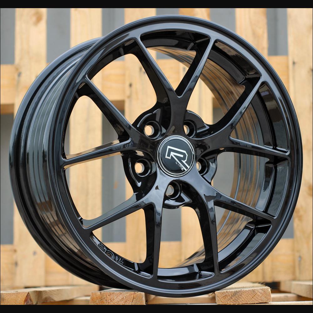 Wheel R15x6.5J  5X100  ET  40  57.1  Y0134  Black (BL)  For RACIN  (R)