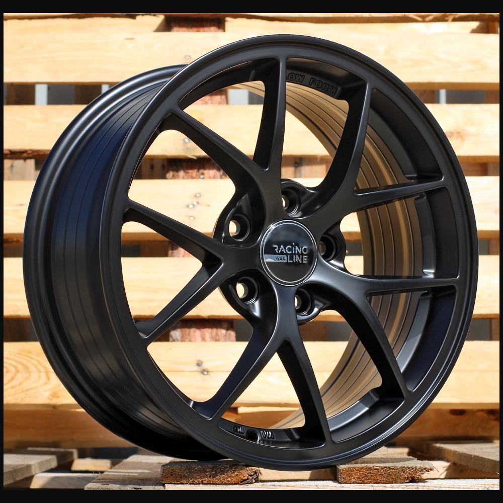 Wheel R16x7J  5X110  ET  41  65.1  Y0134  Black Half Matt (BLHM)  For RACIN  (R)