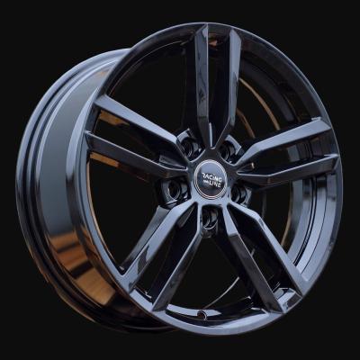 Felge R17x7.5J  5X114.3  ET  40  73.1  Y0136  Black (BL)  For RACIN  (D3)