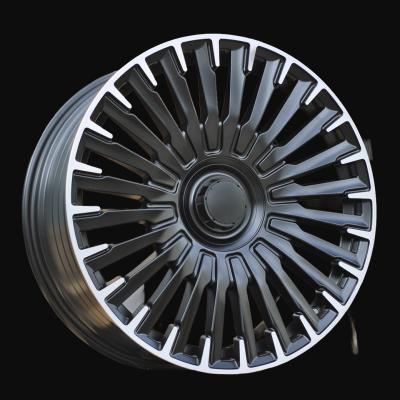 Ratlankis R20x8.5J  5X112  ET  32  66.6  Y0425  (YF0425)  Black Polished Half Matt (MBHM)  For MER  (Z5)  ((EQS V297) HYBRID FORGED)