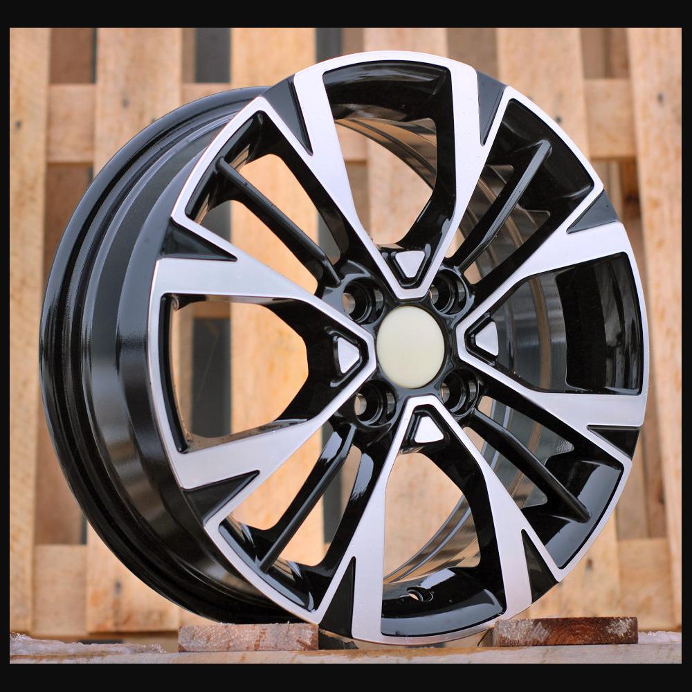 Wheel R15x6J  4X100  ET  51  54.1  Y1127  Black Polished (MB)  For KIA  (R+L1)