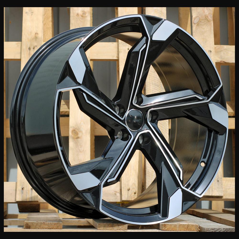 Wheel R21x9J  5X112  ET  36  66.5  Y1201  (FBX150)  Black Polished (MB)  For AUD  (K8)  (HYBRID FORGED)