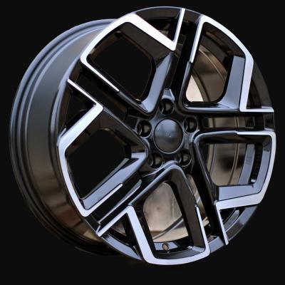 Jante R20x8.5J  5X112  ET  38  57.1  Y1243  (H3486F)  Black Polished Half Matt (MBHM)  For VW  (A)  (HYBRID FORGED New Tiguan)