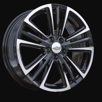 Ratlankis R17x7J  5X100  ET  47  57.1  Y1257  Black Polished (MB)  For SEAT  (Z7)