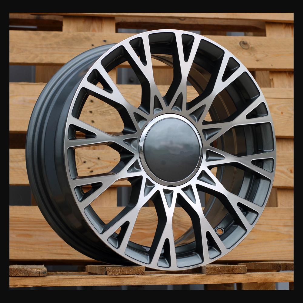 Wheel R16x6.5J  4X98  ET  35  58.1  Y1283  Grey Polished (MG)  For FIAT  (Z7)  (NEW Model 500)