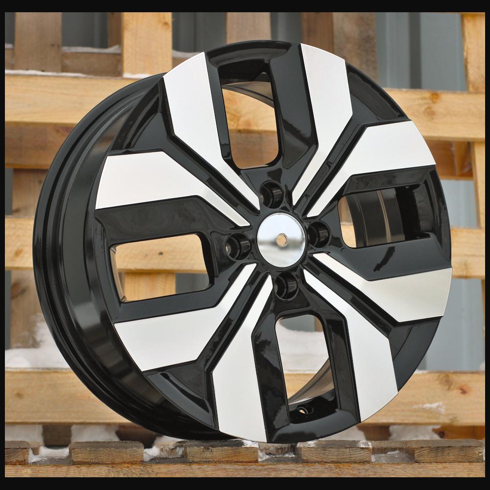 Wheel R15x6.5J  4X100  ET  40  60.1  Y1392  Black Polished (MB)  For DACIA  (Z7)  (NEW Model)