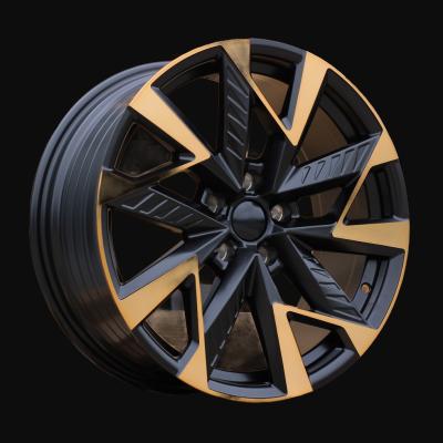 Llanta R18x8J  5X112  ET  40  57.1  YF0443  Black Polished Half Matt Cooper (MBHMC)  For CUPRA  (M+Z6+P2)  (HYBRID FORGED)