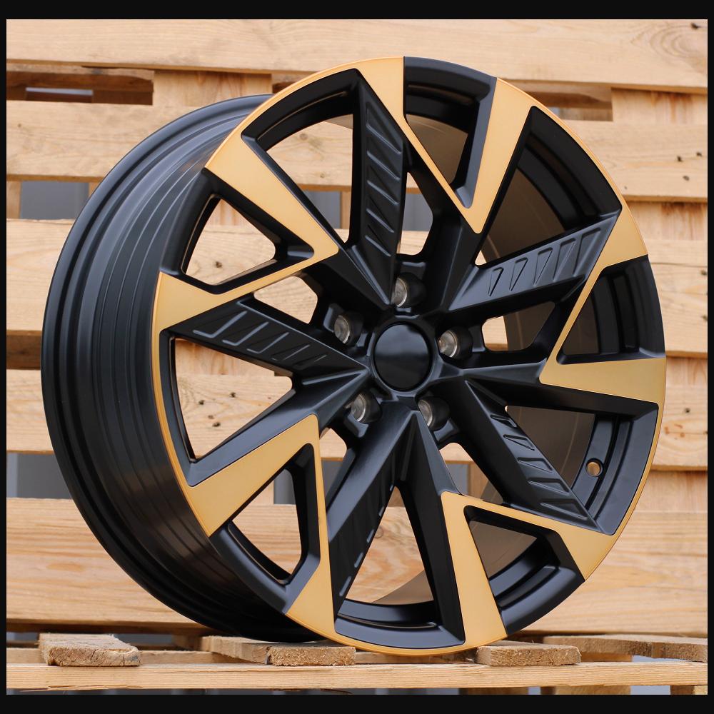 Wheel R19x8J  5X112  ET  40  57.1  YF0443  Black Polished Half Matt Cooper (MBHMC)  For CUPRA  (P1+P2+K7)  (HYBRID FORGED)