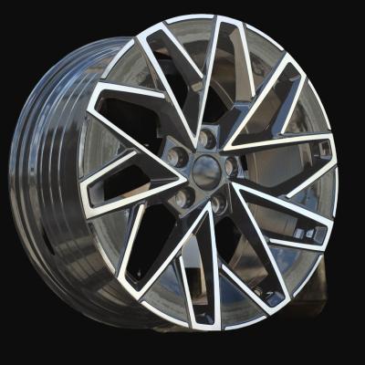 Llanta R18x8J  5X112  ET  44  57.1  YF0444  Black Polished (MB)  For SKODA  (K7+Z5)  (HYBRID FORGED)