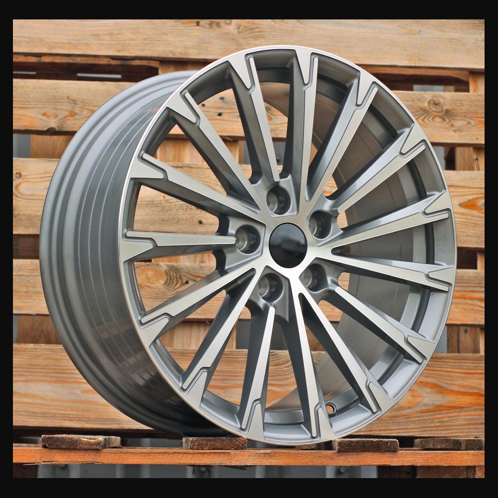 Wheel R18x8J  5X112  ET  45  57.1  YF0446  Grey Polished (MG)  For SKODA  (P1)  (HYBRID FORGED)
