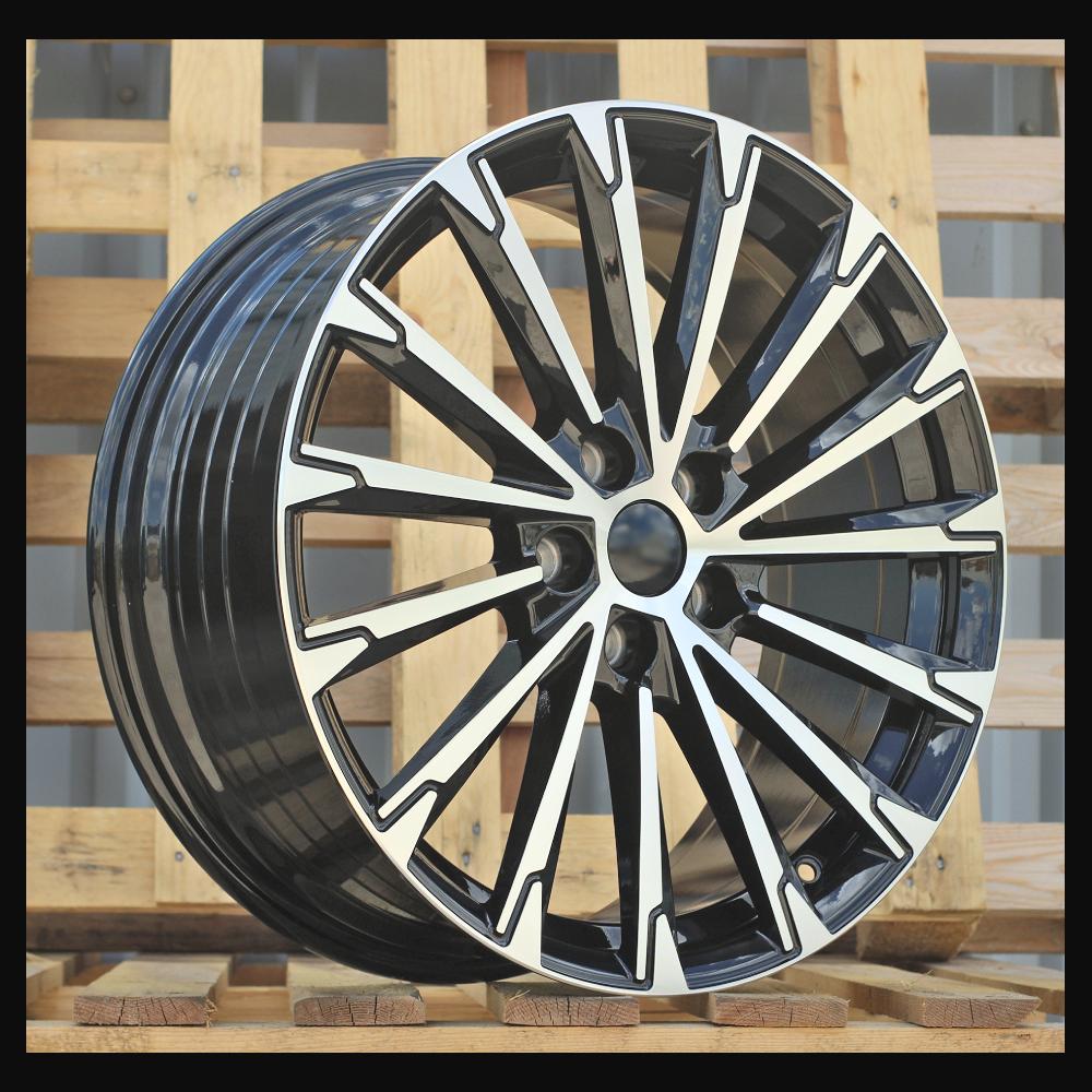 Wheel R19x8J  5X112  ET  45  57.1  YF0446  Black Polished (MB)  For SKODA  (Z5)  (HYBRID FORGED)