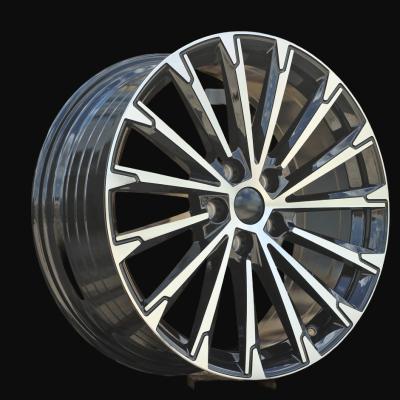 Llanta R19x8J  5X112  ET  45  57.1  YF0446  Black Polished (MB)  For SKODA  (Z5)  (HYBRID FORGED)
