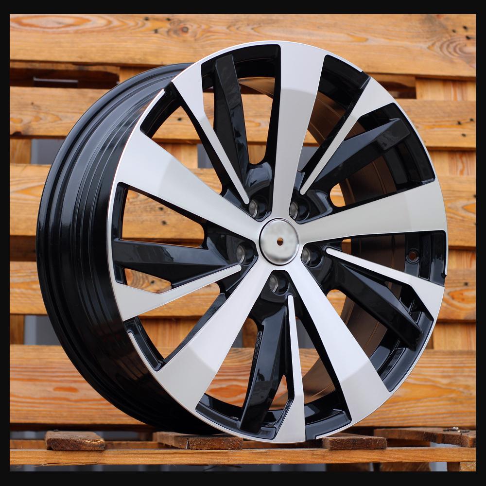 Wheel R19x7.5J  5X108  ET  42  65.1  YF0449  Black Polished (MB)  For PEUG  (P1)  (HYBRID FORGED)