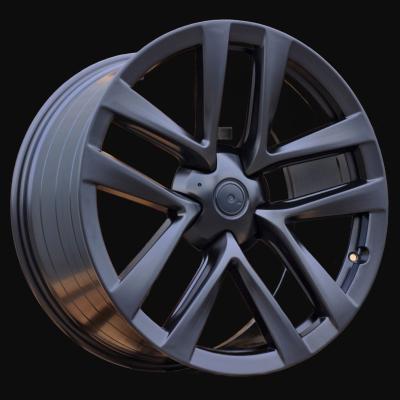 Felge R19x8.5J  5X120  ET  35  64.1  YF5591  (F9681)  Black Half Matt (BLHM)  For TESLA  (Z2+Z5)  (HYBRID FORGED Model S/X)