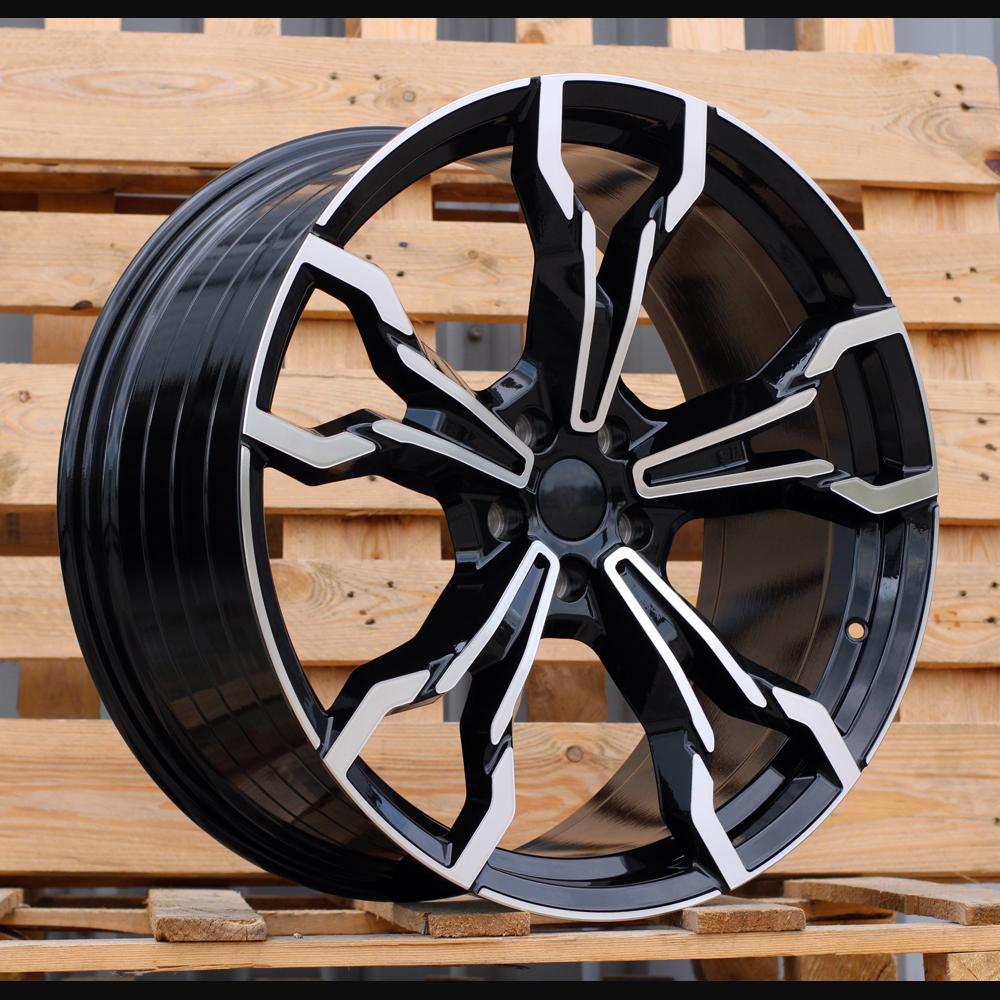 Wheel R20x8J  5X112  ET  27  66.6  YF5596  Black Polished (MB)  For BMW  (Z6)  ((X3) HYBRID FORGED Rear+Front)