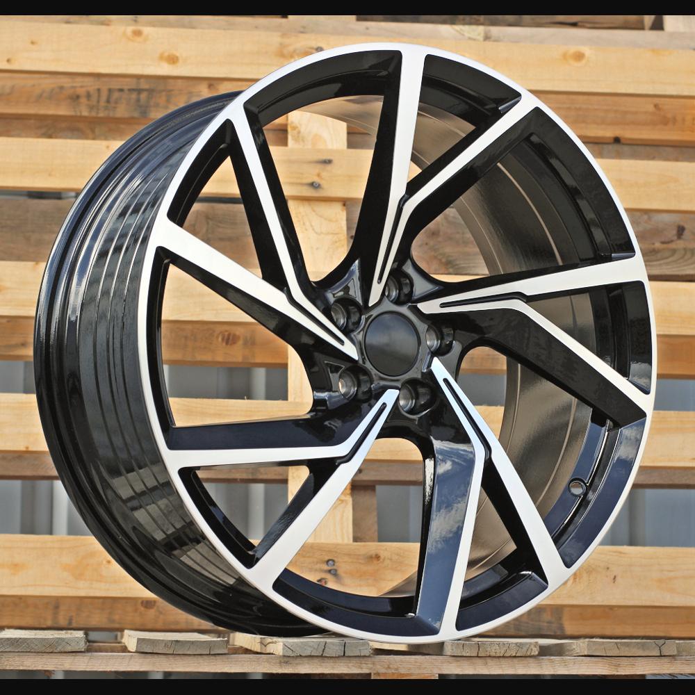 Wheel R20x8.5J  5X108  ET  40  63.4  YF5709  Black Polished (MB)  For RACIN  (K7)  (HYBRID FORGED)
