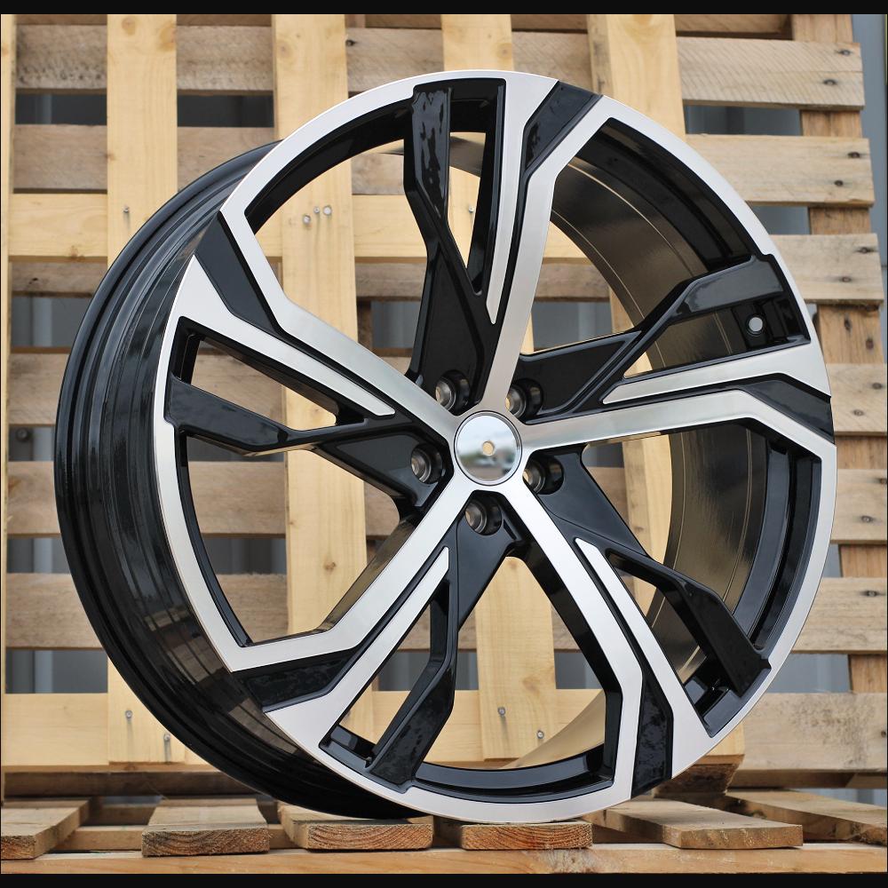 Wheel R22x9J  5X108  ET  38.5  63.3  YF5753  Black Polished (MB)  For VOLVO  (Z5)  (HYBRID FORGED)