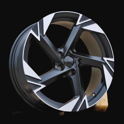 Cerchio R18x7.5J  5X112  ET  45  57.1  YF5754  Black Polished Half Matt (MBHM)  For VW  (Z5)  (HYBRID FORGED)