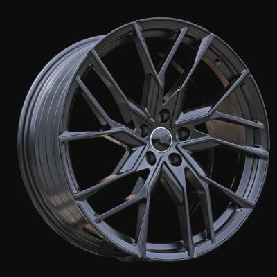 Cerchio R20x9J  5X112  ET  42  57.1  YF5771  Black Half Matt (BLHM)  For AUD  (K7)  (HYBRID FORGED Q4 e-tron (Rear))
