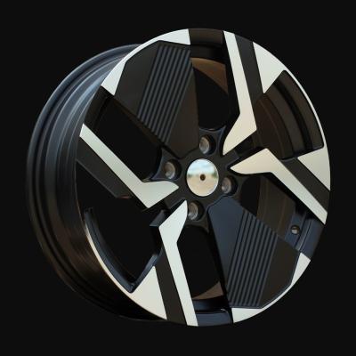Cerchio R17x6.5J  4X108  ET  32  65.1  YF6148  Black Polished Half Matt (MBHM)  For PEUG  (P2)  (HYBRID FORGED)