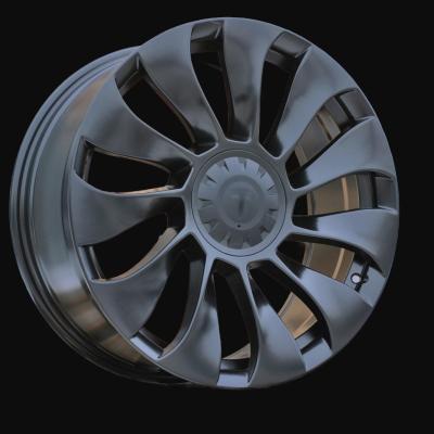 Felge R20x9J  5X114.3  ET  34  64.1  YS214  (IN0352)  Black Half Matt (BLHM)  For TESLA  (M+Z6)  (HYBRID FORGED (Model 3))