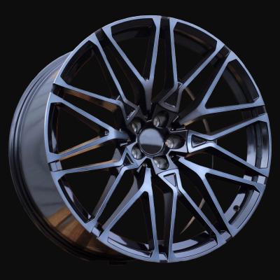 Felge R22x10.5J  5X112  ET  43  66.6  B5771  (IN0295)  Black+Tinted Face (BLTF)  For BMW  (Z5+K7)  (Rear+Front)