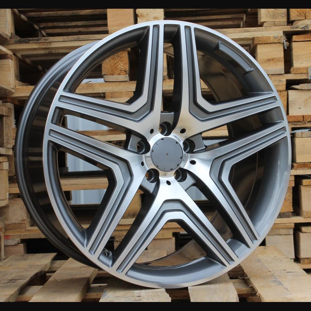 Wheel R20x9J  5X112  ET  48  66.6  BK206  Grey Polished (MG)  For MER  (K4)