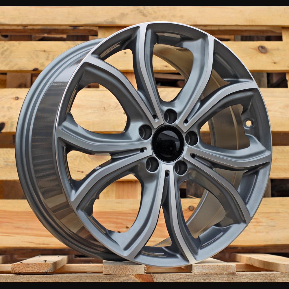Wheel R18x8J  5X112  ET  43  66.6  FBX271  Grey Polished (MG)  For MER  (Z5)  ((AKC 90 Eur)HYBRID FORGED)