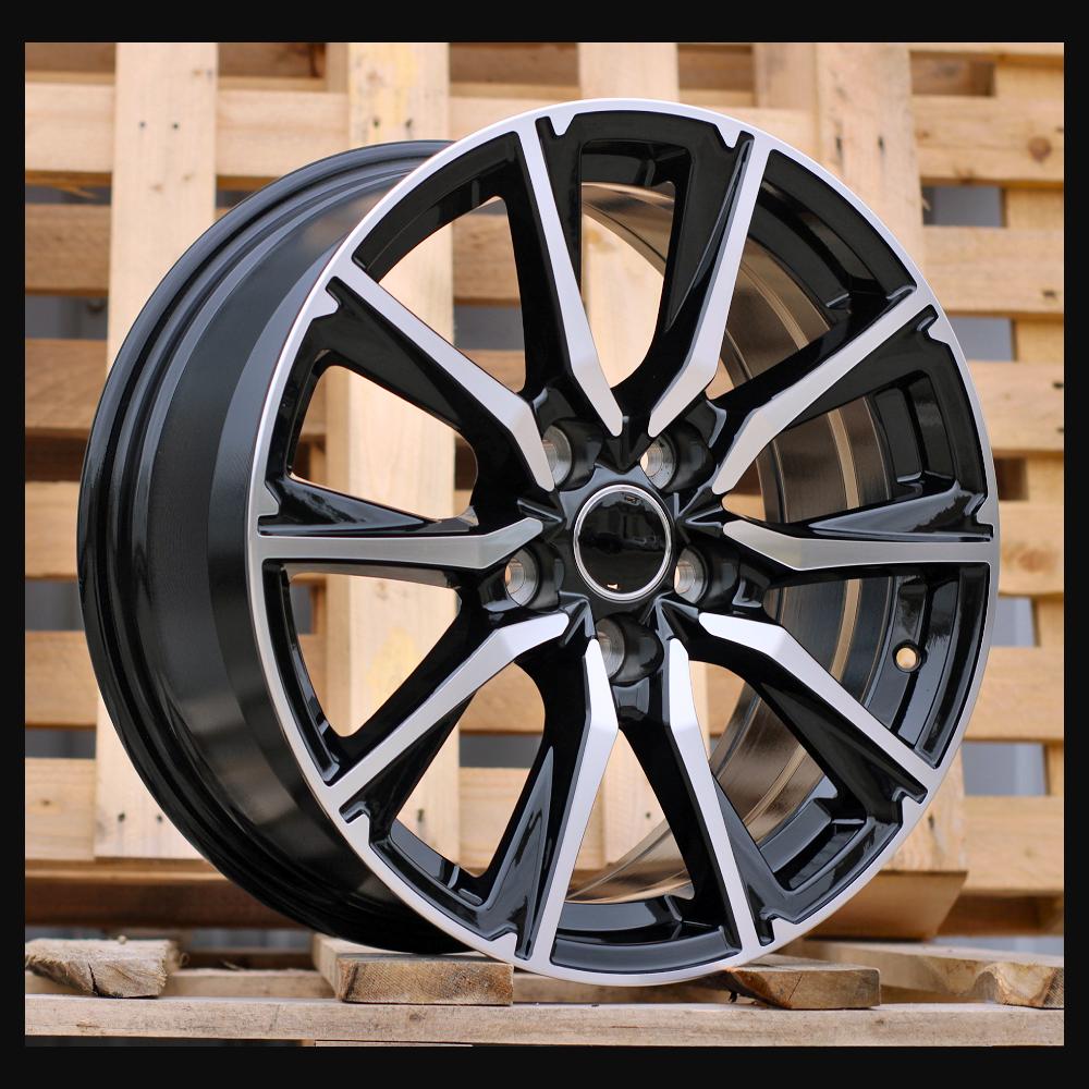 Wheel R17x7.5J  5X114.3  ET  40  60.1  H3347F  Black Polished (MB)  For TOYOT  (Z3+K7)  (HYBRID FORGED)