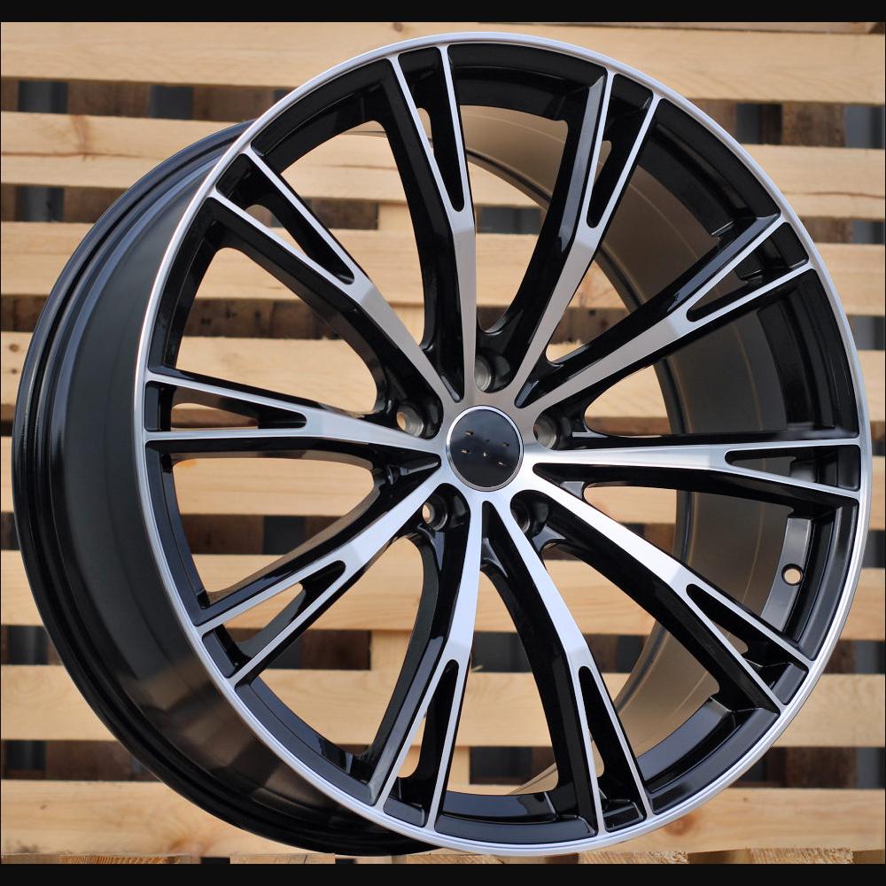 Wheel R20x9J  5X112  ET  30  66.5  H5060  (F016)  Black Polished (MB)  For AUD  (K4)  (HYBRID FORGED ABT Style)