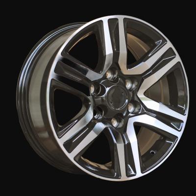 Cerchio R17x7.5J  6X139.7  ET  25  106.1  H718F  Black Polished (MB)  For TOYOT  (K7)  (HYBRID FORGED)