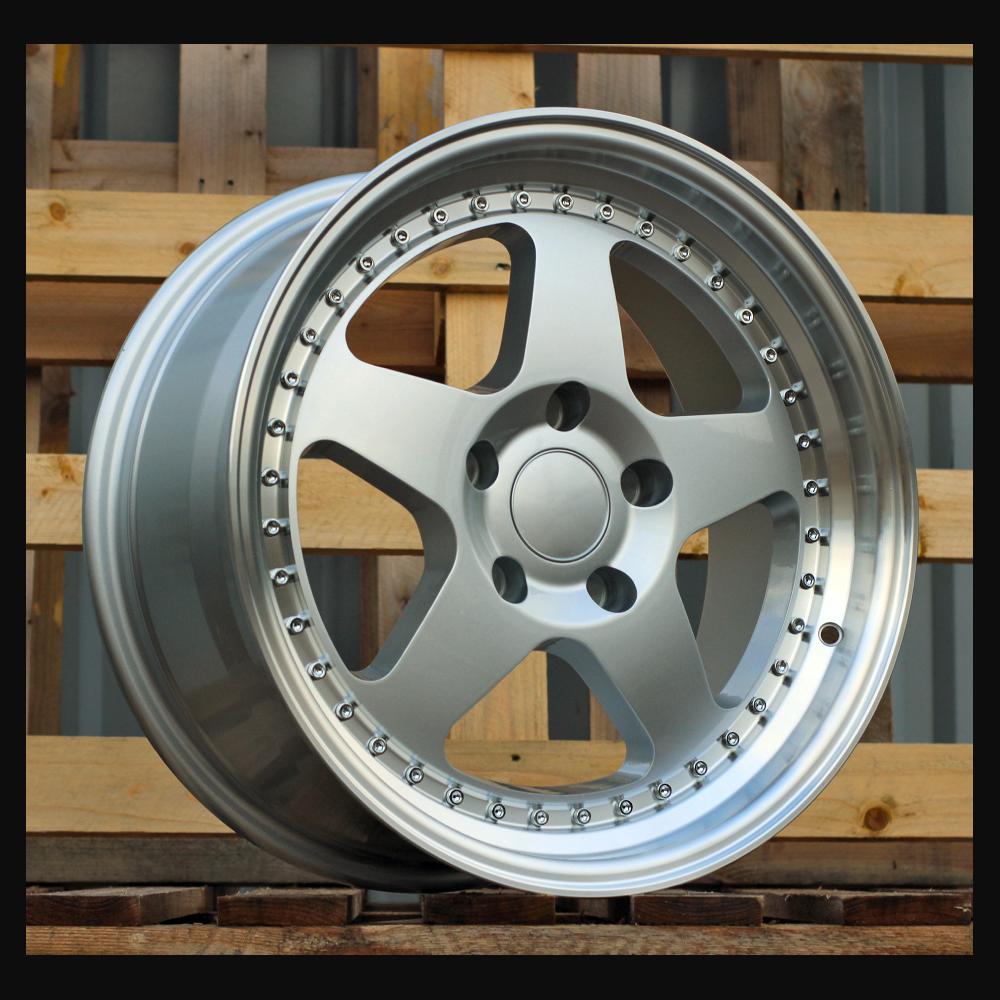 Wheel R17x8J  5X120  ET  34  72.6  HE750  Silver+Polished Lip (SP)  For BMW  (P1)