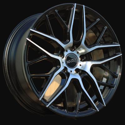Ratlankis R18x8J  5X112  ET  45  66.6  HX038  (B5426)  Black Polished (MB)  For HAXER  (K4)