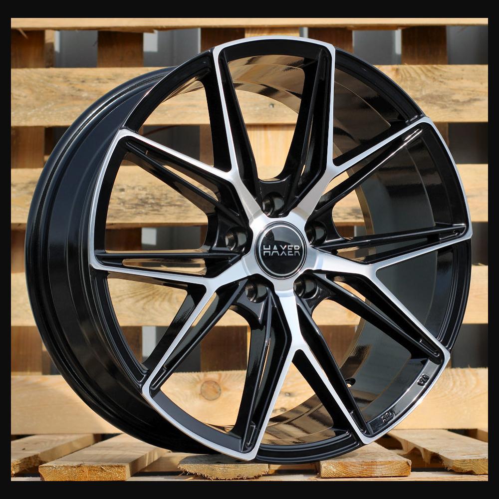 Wheel R18x8J  5X110  ET  28  65.1  HX043  Black Polished (MB)  For HAXER  (K4)