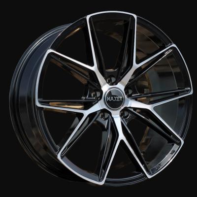Ratlankis R18x8J  5X110  ET  28  65.1  HX043  Black Polished (MB)  For HAXER  (K4)