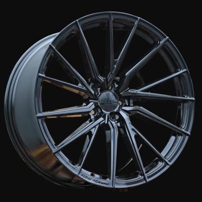 Ratlankis R20x8.5J  5X112  ET  35  66.5  HX06F  Black (BL)  For HAXER  (K4+K2)  (HYBRID FORGED (Front+Rear))