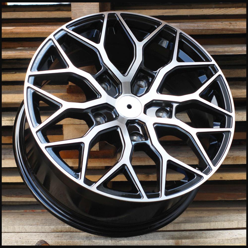 Wheel R18x8J  5X160  ET  50  65.1  I0319  (IN-LD1)  Black Polished (MB)  For RACIN  (K7+M+Z5)  (Style Vossen (max 1100kg))