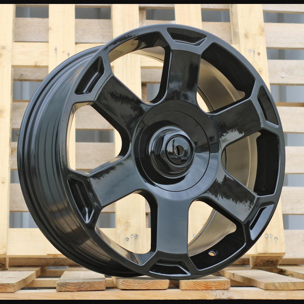 Wheel R19x8.5J  5X112  ET  40  66.5  IN01025F  Black (BL)  For RACIN  (A)  (HYBRID FORGED Rotiform Style)