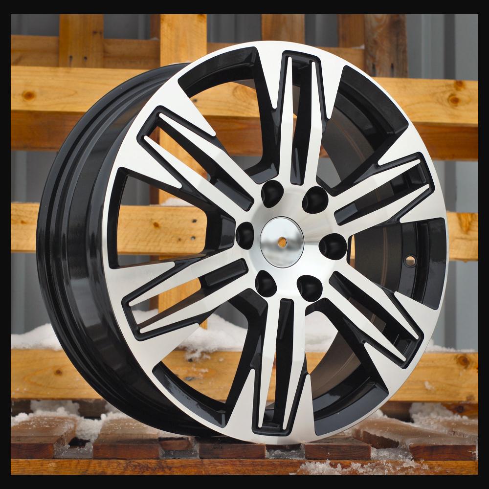 Wheel R17x6.5J  6X120  ET  50  74.5  IN3606F  Black Polished (MB)  For VW  (K8)  (HYBRID FORGED (max 1200kg))