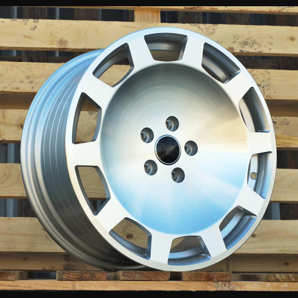 Wheel R18x8J  5X112  ET  40  57.1  IN3613F  Machined Silver (MS)  For AUD  (M)  (HYBRID FORGED)
