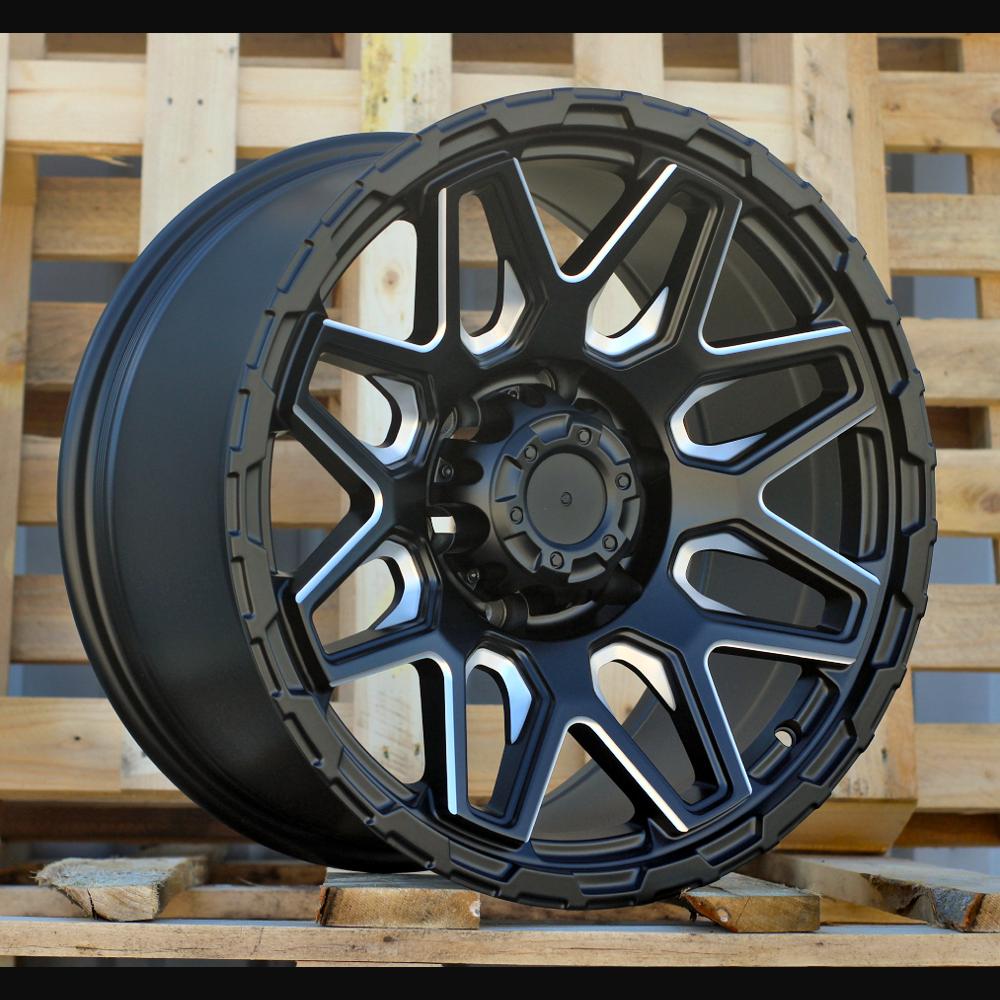 Wheel R17x9J  6X139.7  ET  0  110.1  JT257  Black Matt (BM)  For 4X4  (K3)  (MB+Milling Spoke)