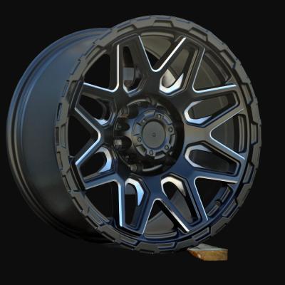 Cerchio R17x9J  6X139.7  ET  0  110.1  JT257  Black Matt (BM)  For 4X4  (K3)  (MB+Milling Spoke)