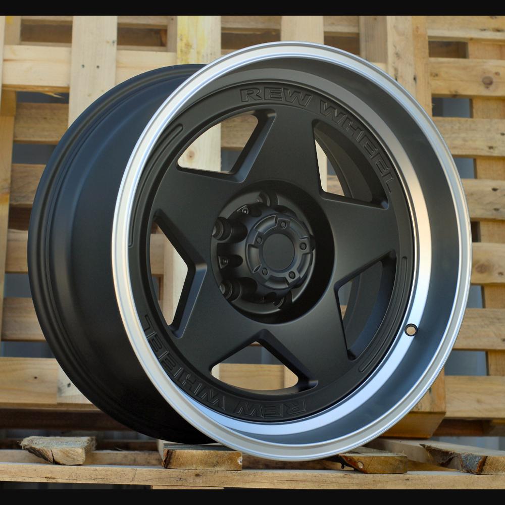 Wheel R18x9J  6X114.3  ET  0  66.1  JT274  Black Matt (BM)  For 4X4  (K3)  (MB+MACHINE LIP)