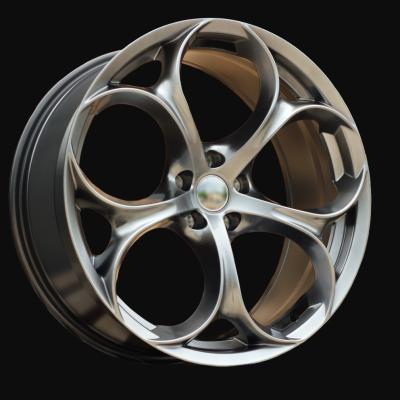 Llanta R19x8J  5X110  ET  33  65.1  L1664  (YF5707)  Hyper Black (HB)  For ALFA  (Z6)  (HYBRID FORGED (ET32))