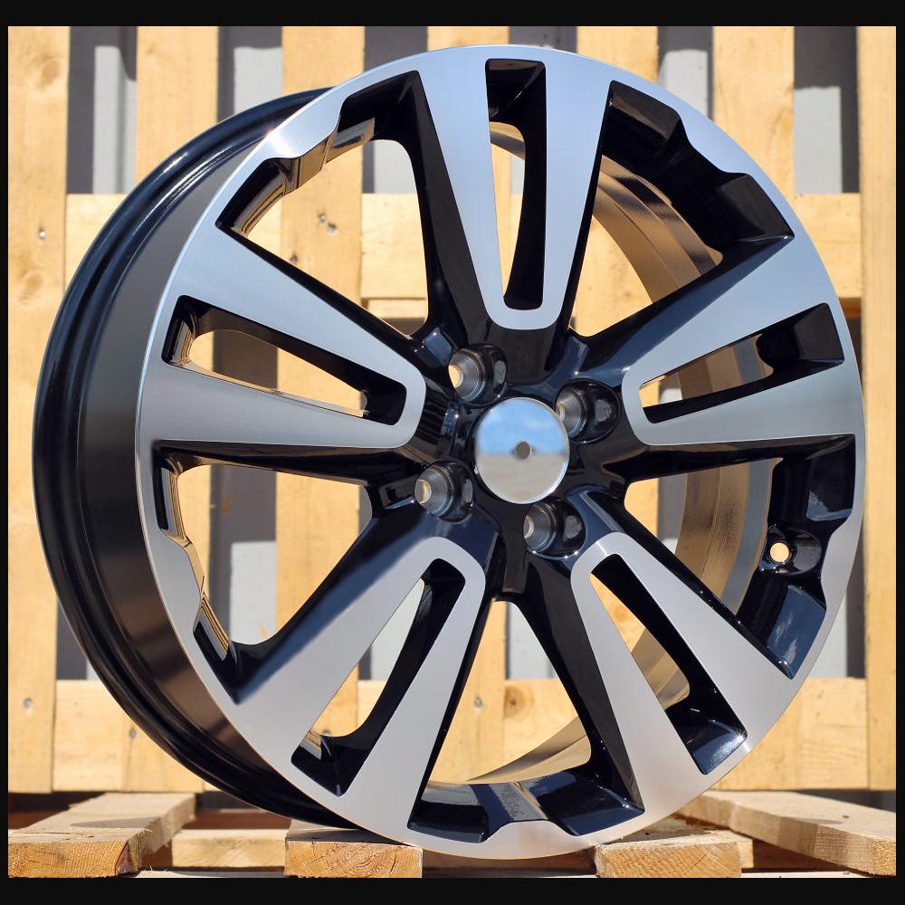 Wheel R17x6.5J  4X100  ET  43  60.1  L2093  Black Polished (MB)  For RACIN  (Z6)