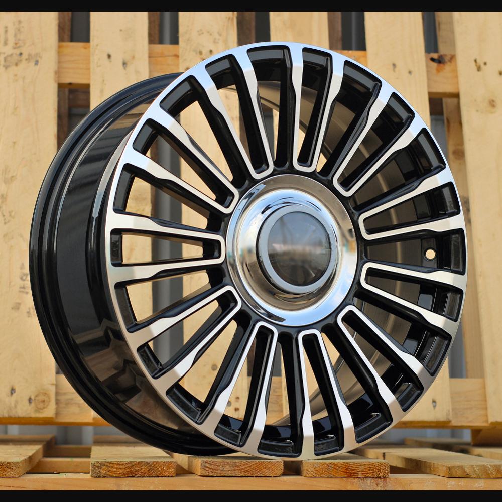 Wheel R18x8J  10X108/114.3  ET  42  73.1  REW018  Black Polished (MB)  For RACIN  (Z7)  (HYBRID FORGED Mansory Style)